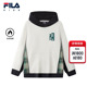 FILA 儿童舒适加绒连帽上衣 新款 KIDS斐乐童装 男大童卫衣2026春季