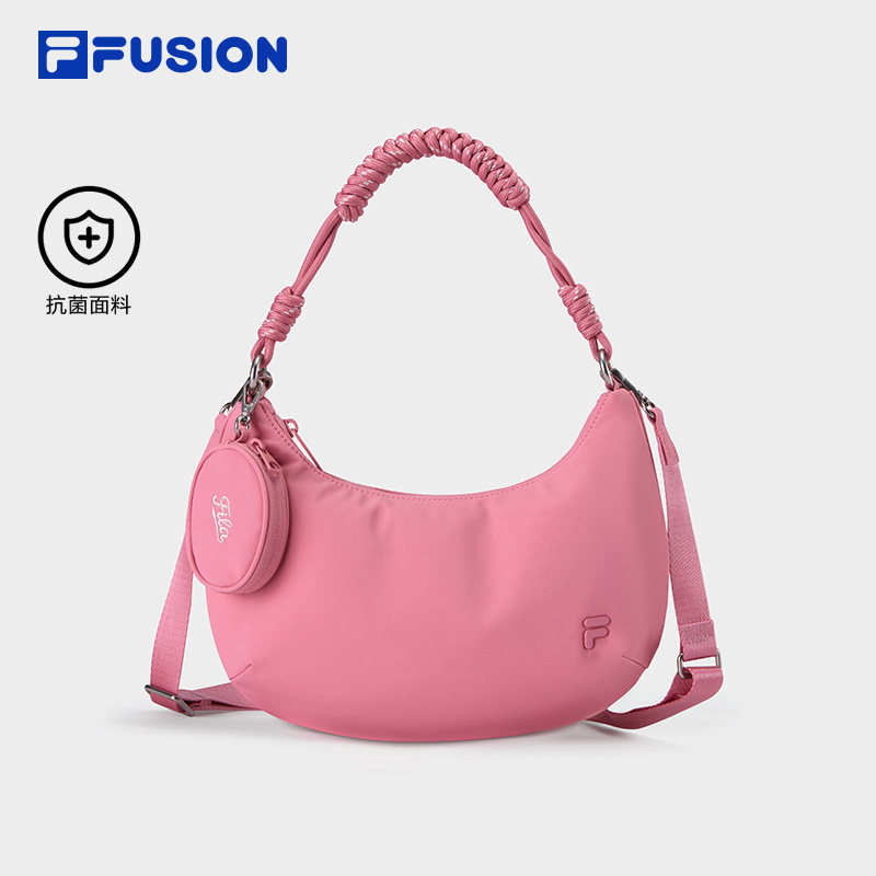 FILA FUSION斐乐官方女包挎包2026秋新款饺子包单肩斜
