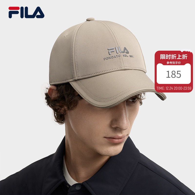 棒球帽|FILA 斐乐官方男帽新款时尚防晒健身休闲帽子运动帽遮阳
