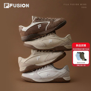 羽翼鞋丨FILA FUSION斐乐德训鞋春季新款复古阿甘鞋子女鞋T头板鞋