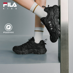 男女大童貓爪休閑鞋 FILA 新款 2025秋季 KIDS斐樂童鞋 兒童跑步鞋