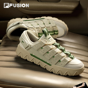 PISA丨章昊同款 FILA FUSION斐乐潮牌情侣板鞋男鞋比萨鞋新款女鞋