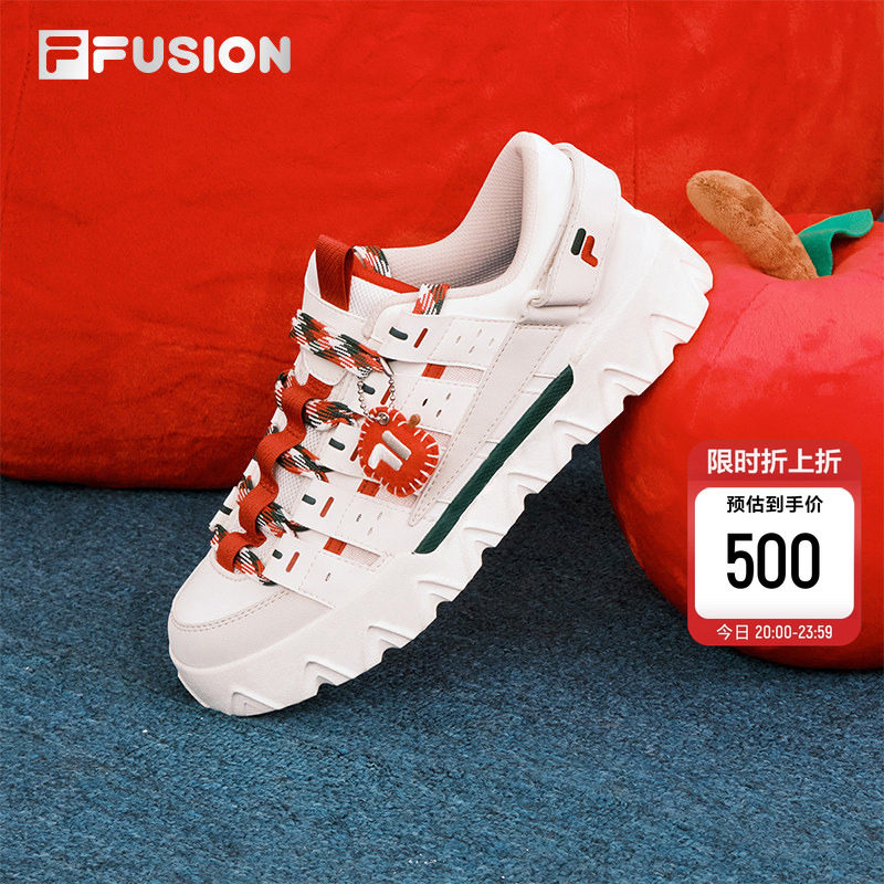 PISA 圣诞版丨FILA FUSION斐乐比萨鞋情侣板鞋新款女