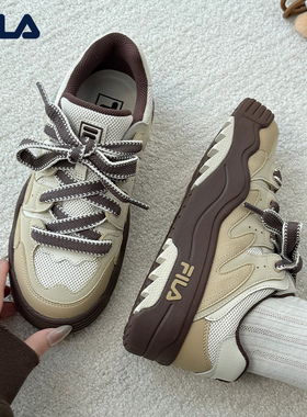 斑斓鞋|FILA斐乐官方秋冬女鞋板鞋面包鞋厚底鞋子增高运动休闲鞋