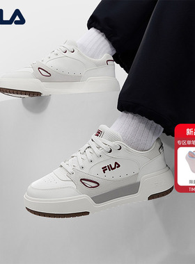 方块鞋1S|FILA 斐乐官方女CAMPUS 1S板鞋新款小白鞋运动休闲鞋子