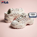 反光休闲鞋 冬季 鞋 鱼刺2代 运动鞋 女鞋 子厚底增高鞋 FILA斐乐老爹鞋