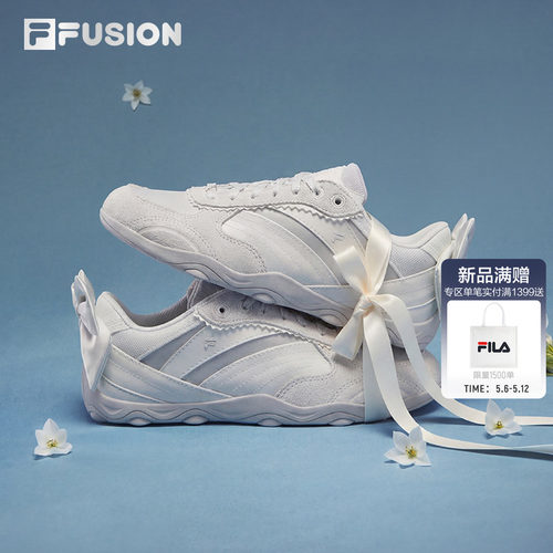 FILA薄巧鞋丨FLORA蝴蝶结FILA FUSION斐乐女鞋芭蕾鞋德训鞋赛车鞋