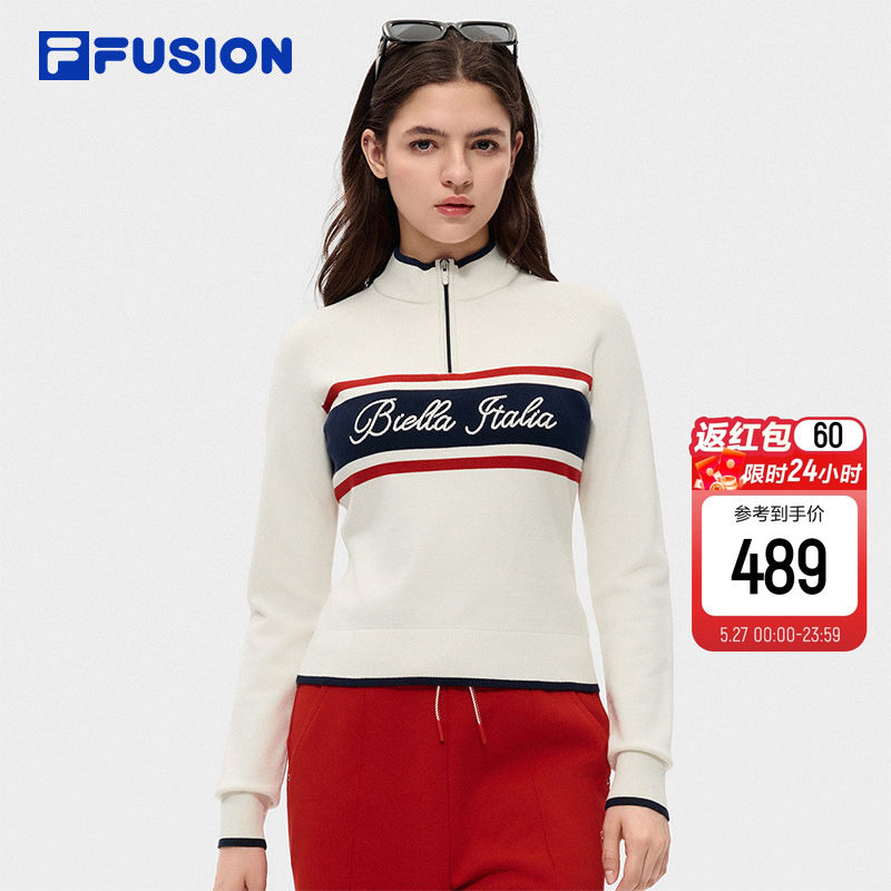 马上起飞 | 编织衫FILA FUSION斐乐潮牌女2026春季