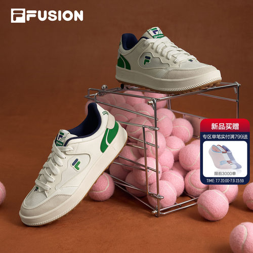 飞逸鞋丨章昊同款 FILA FUSION斐乐男鞋小白鞋板鞋新款夏季运动鞋