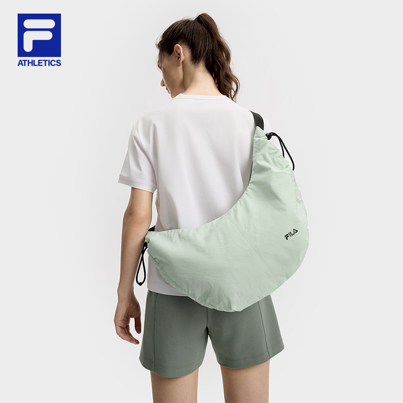 随行包|FILA斐乐挎包女包秋季新款健身运动包单肩包饺子包腋下包