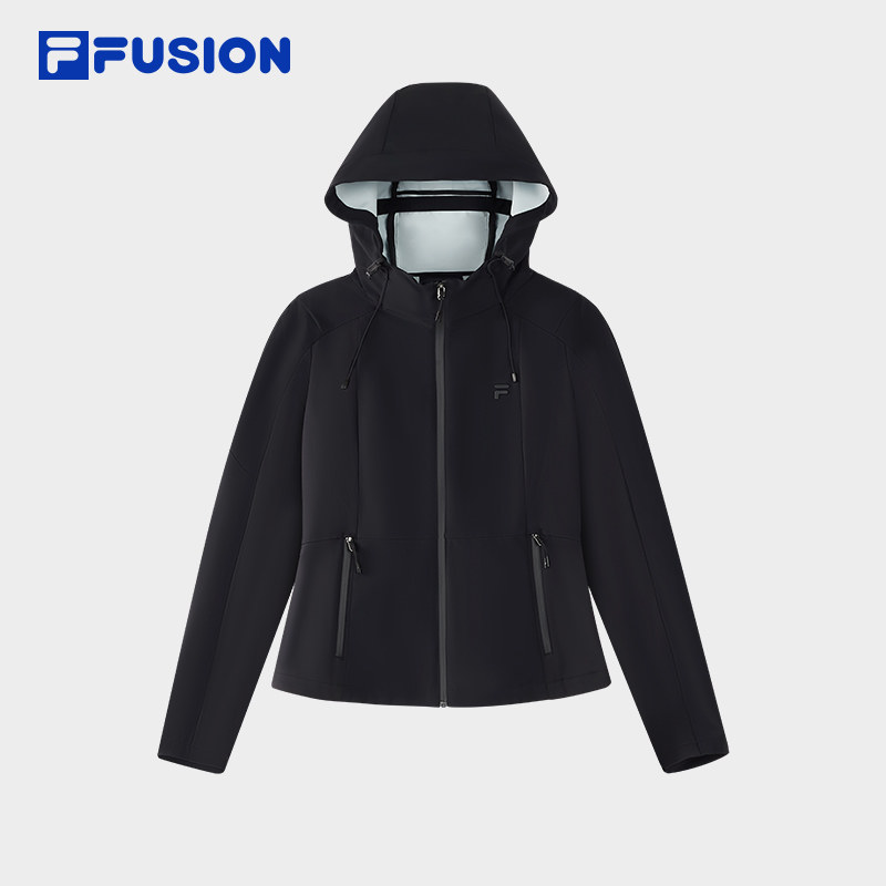 FILA FUSION斐乐潮牌梭织外套女2026春新款休闲百搭基