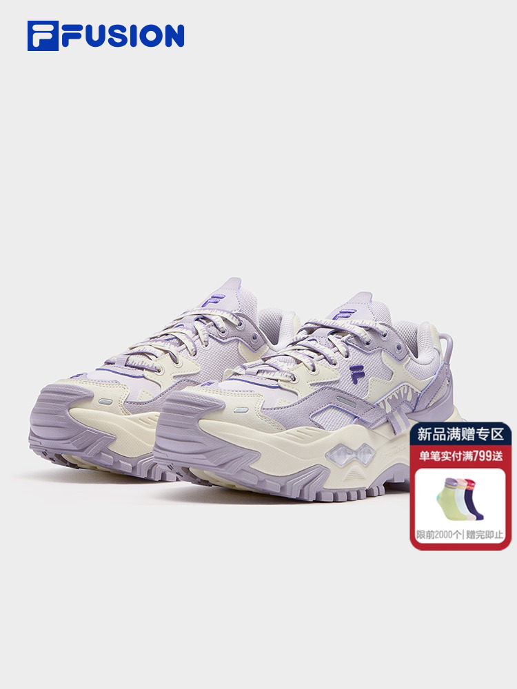 Карамель 丨 чай с молоком в новой женской обуви FILA FUSION от бренда Fila tide на платформе 2025 new daddy shoes Изображение 1