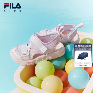 男女小童包头魔术贴透气软糖鞋 FILA 款 夏季 KIDS斐乐童鞋 儿童凉鞋