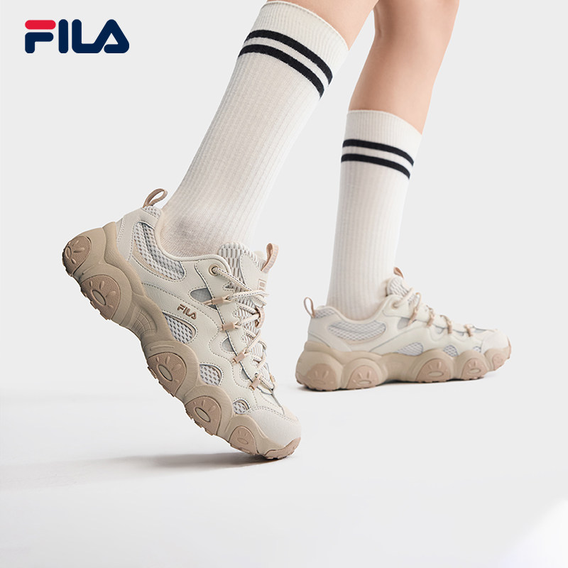 猫爪7代|FILA斐乐女鞋老爹鞋2026夏季新款厚底鞋休闲鞋复古