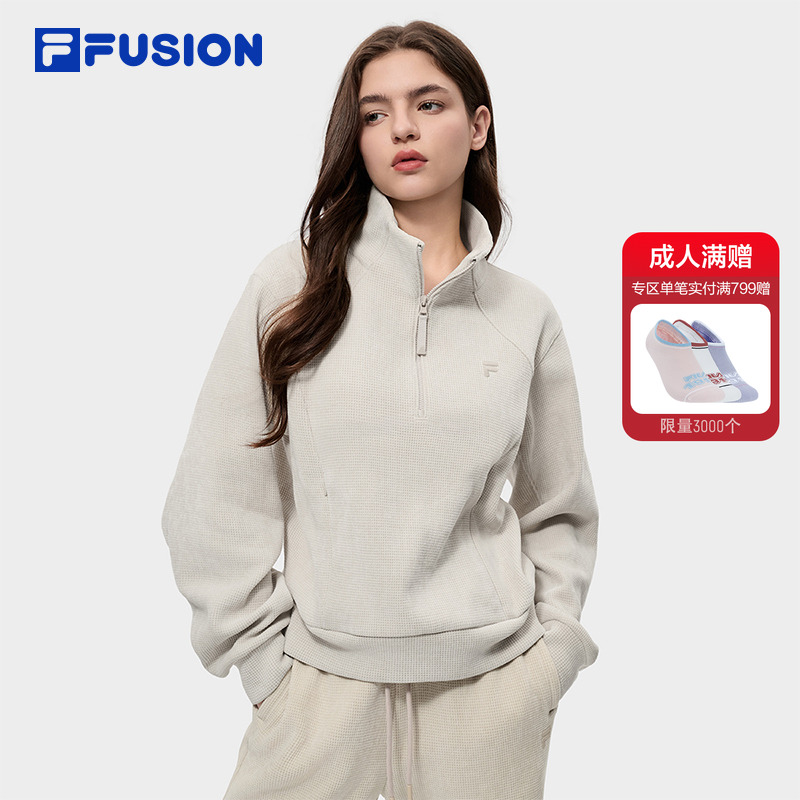 FILAFUSION斐乐女子套头卫衣