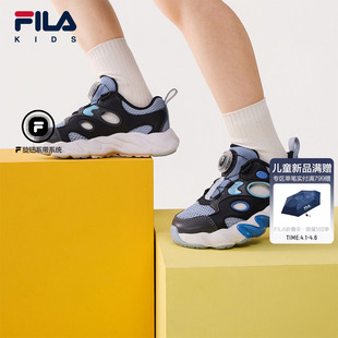 男女小童旋钮运动鞋 FILA 子 新款 2026夏季 KIDS斐乐童鞋 儿童闪灯鞋