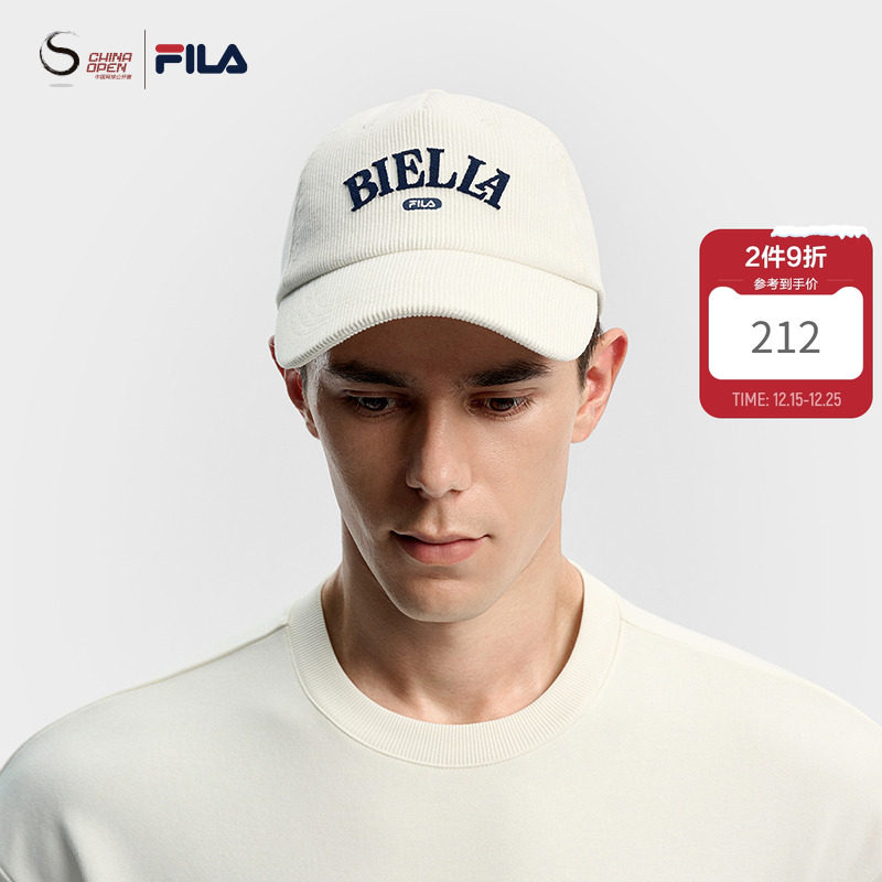 棒球帽|FILA 斐乐官方情侣款2025冬季新款网球运动帽遮阳帽
