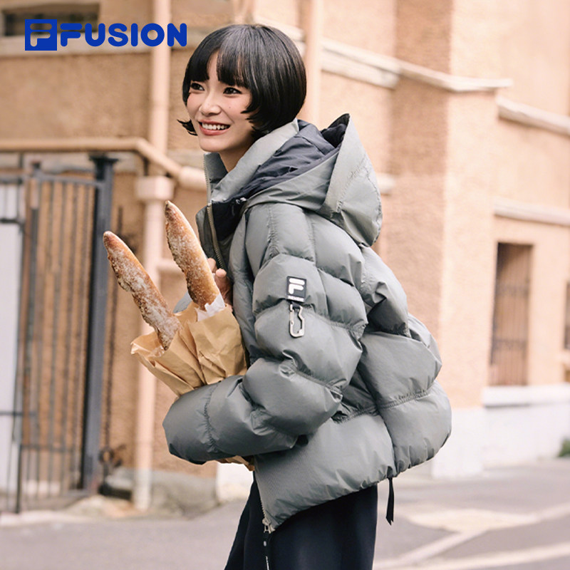 FILA FUSION | NEMEN斐乐潮牌2025冬季新款鹅绒休闲时尚羽绒服女
