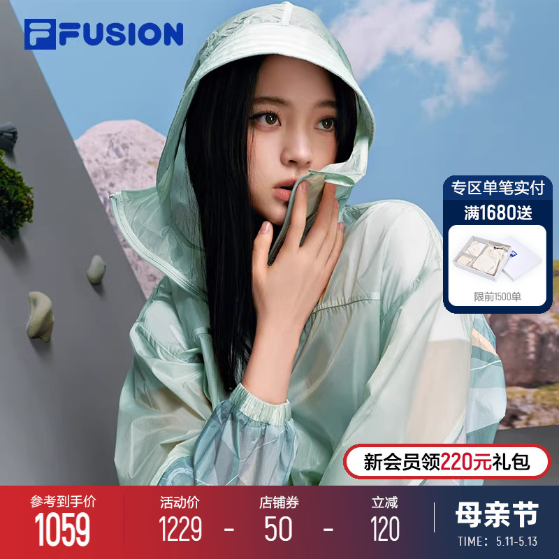 FILAFUSION斐乐女子梭织上衣