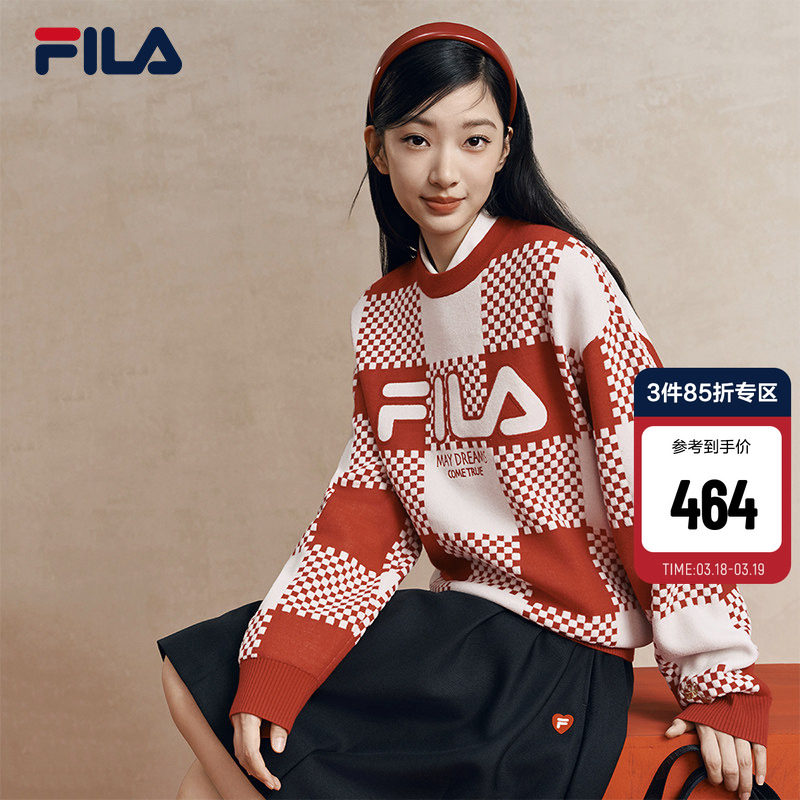 �������FILA��ֹٷ����³���ë��Ů��֯��ů��ɫ�����˶������� 1457.12Ԫ��4��(��364.28Ԫ/��)