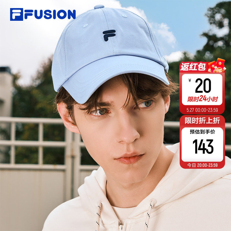 FILA FUSION斐乐帽子棒球帽2026新款防晒运动帽鸭舌帽