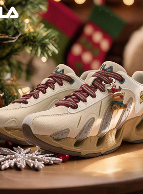 V头鞋|圣诞款FILA VETTA斐乐女鞋老爹鞋2026春新款厚底运动鞋男鞋