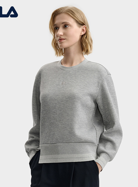 FILA Emerald斐乐女子套头卫衣2025冬季新款时尚休闲宽松内搭上衣