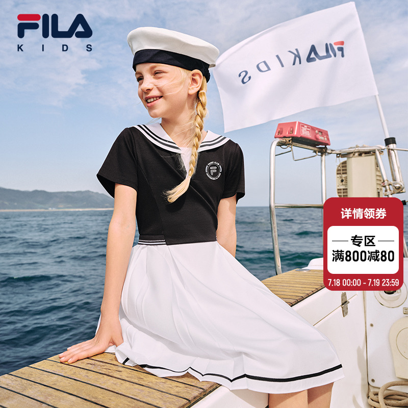 FILAKIDS斐乐针织连衣裙