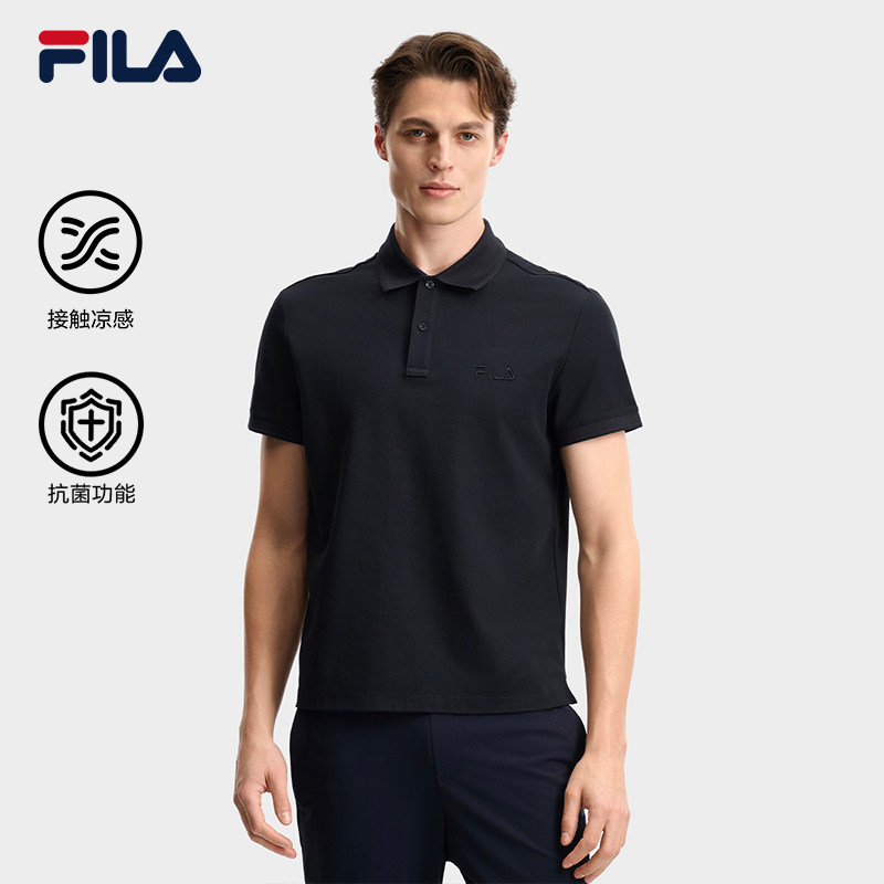 易烊千玺同款 FILA 斐乐菁英短袖POLO衫男2026夏季新款