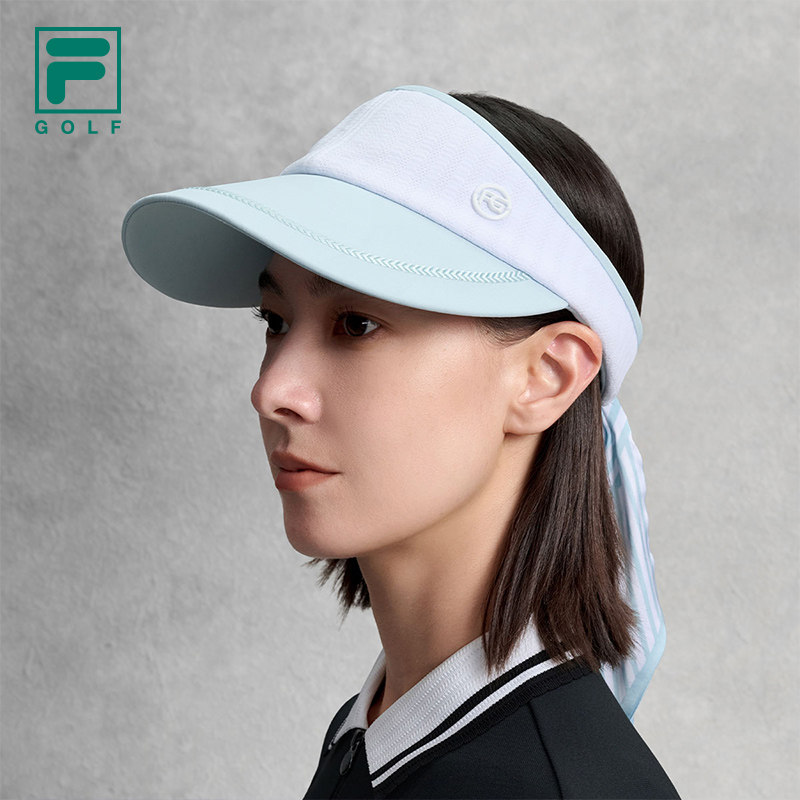 蝴蝶结空顶帽|FILA 斐乐官方女新款高尔夫运动帽简约遮阳帽鸭舌帽