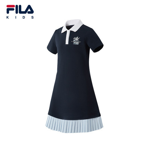 FILAKIDS斐乐女中大童连衣裙