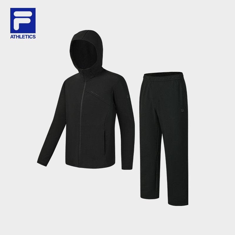FILA斐乐官方运动套装男2026夏季新款休闲户外跑步健身训练服