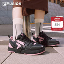 板鞋 FUSION斐乐潮牌女鞋 2025冬季 新款 子 几何鞋 拼接休闲鞋 FILA