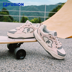 FILA FUSION斐乐潮牌女鞋BANK II板鞋2025新款轻便情侣运动鞋男鞋