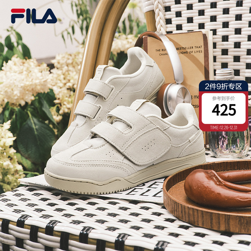 贴贴鞋|FILA斐乐女鞋官方舒适板鞋薄底休闲鞋小白鞋百搭运动鞋子