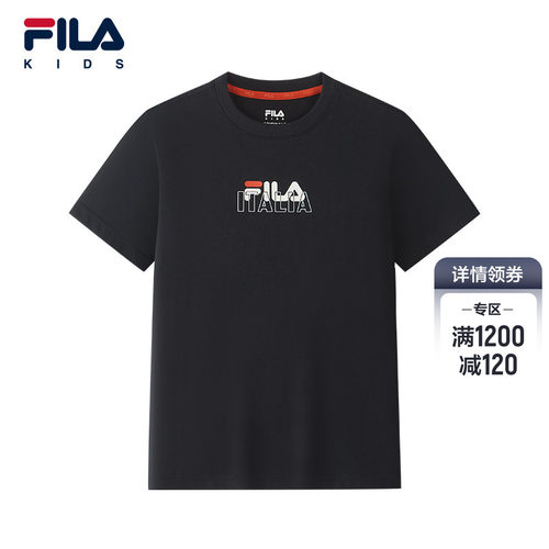 FILAKIDS斐乐针织短袖衫