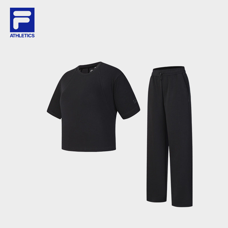 FILA AEROSET斐乐官方运动套装女2026夏季休闲户外跑