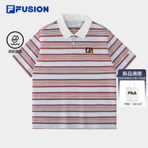 FILAFUSION斐乐男子短袖POLO