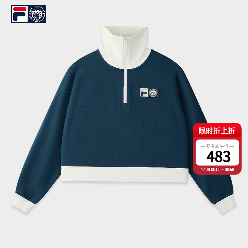 FILAFUSION斐乐女子套头卫衣