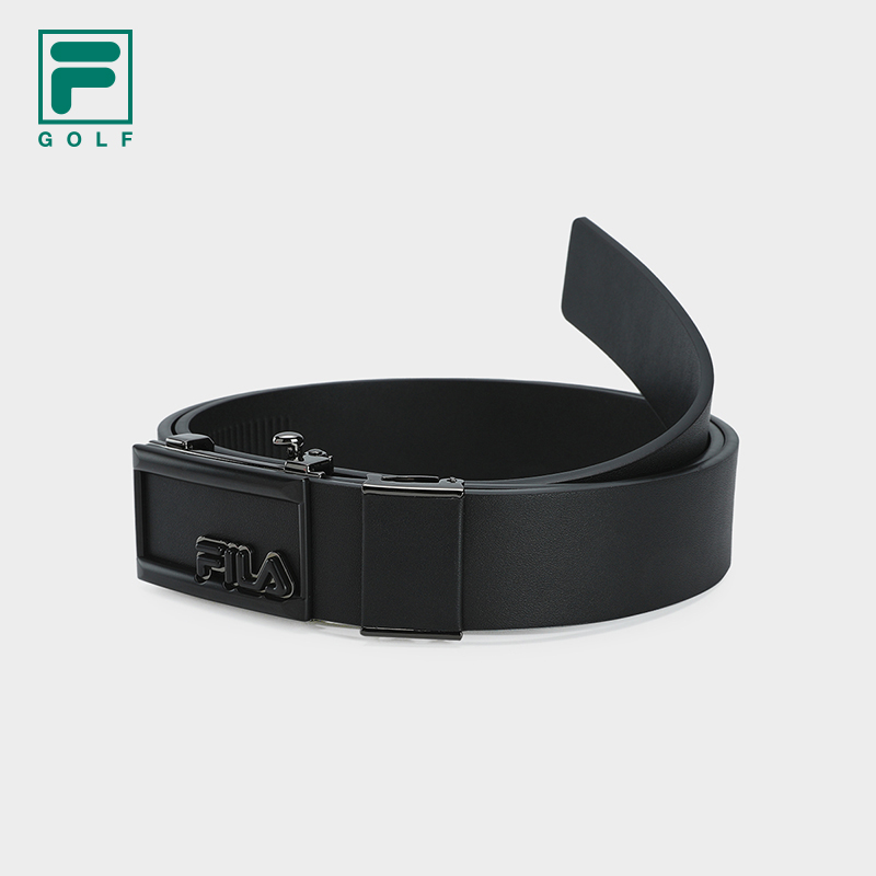 FILA斐乐男子运动黑色简约腰带
