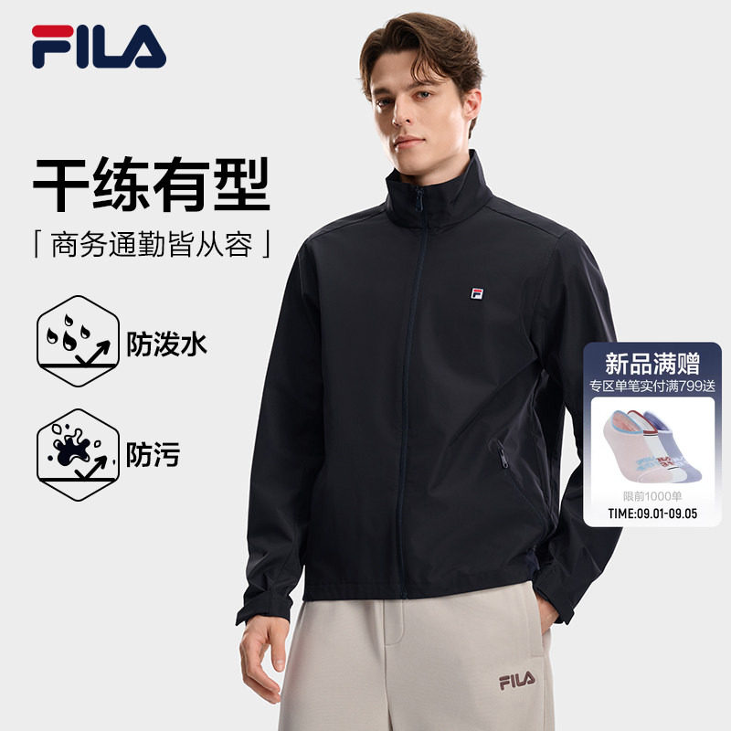 斐乐丨质感商务行政立领外套夹克图片