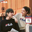休闲宽松针织长袖 FILA 新款 斐乐官方情侣款 上衣 套头卫衣2025秋季