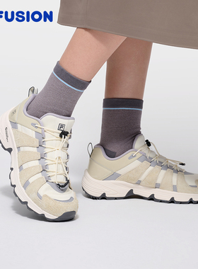 Como X丨FILA FUSION 斐乐潮牌ADAPTION新款登山鞋女鞋运动鞋子
