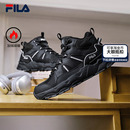 斐乐男鞋 FILA 保暖老爹鞋 2025冬新款 满天星1S 中高帮运动鞋 加绒鞋