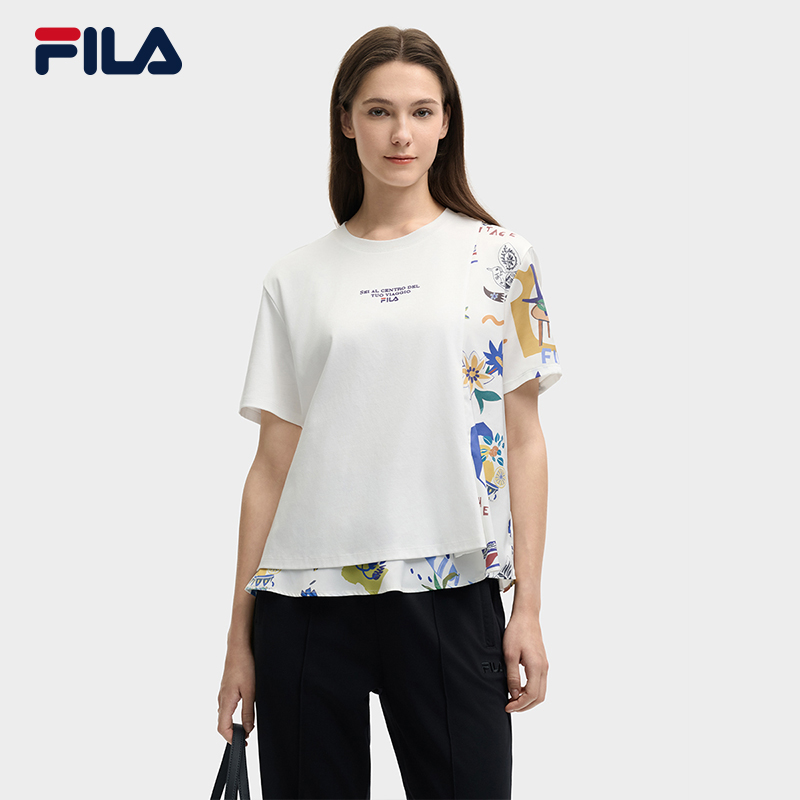 FILA斐乐女子休闲短袖T