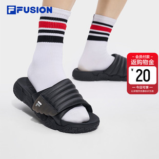 魔术贴男鞋 斐乐运动拖鞋 2026夏季 新款 子 FILA 情侣户外鞋 FUSION