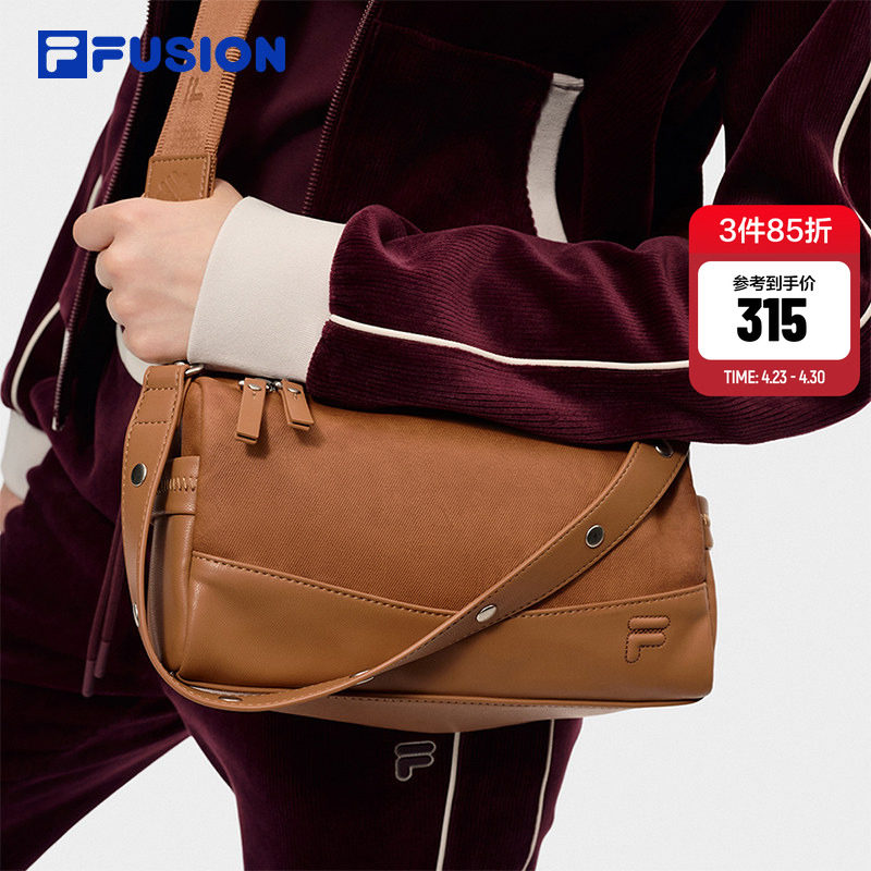 方糖吐司包|FILA FUSION斐乐包包单肩包斜挎包女包相机挎包通勤包