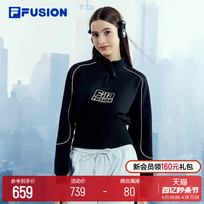 FILAFUSION斐乐女子套头卫衣