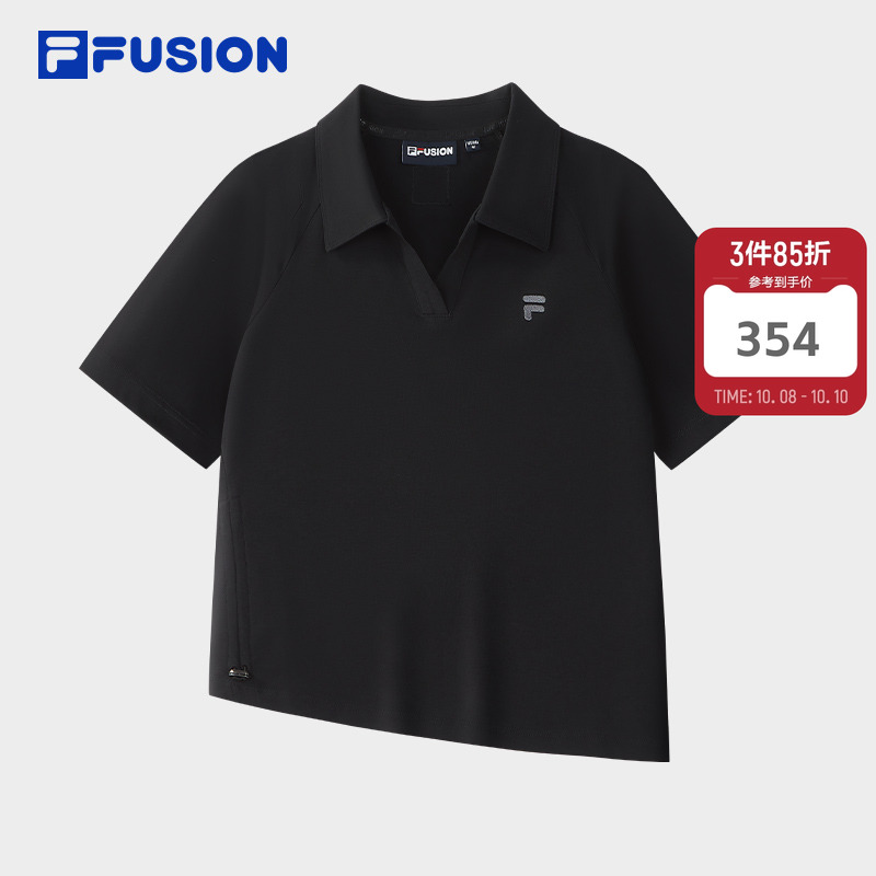 FILAFUSION斐乐女士针织短袖衫