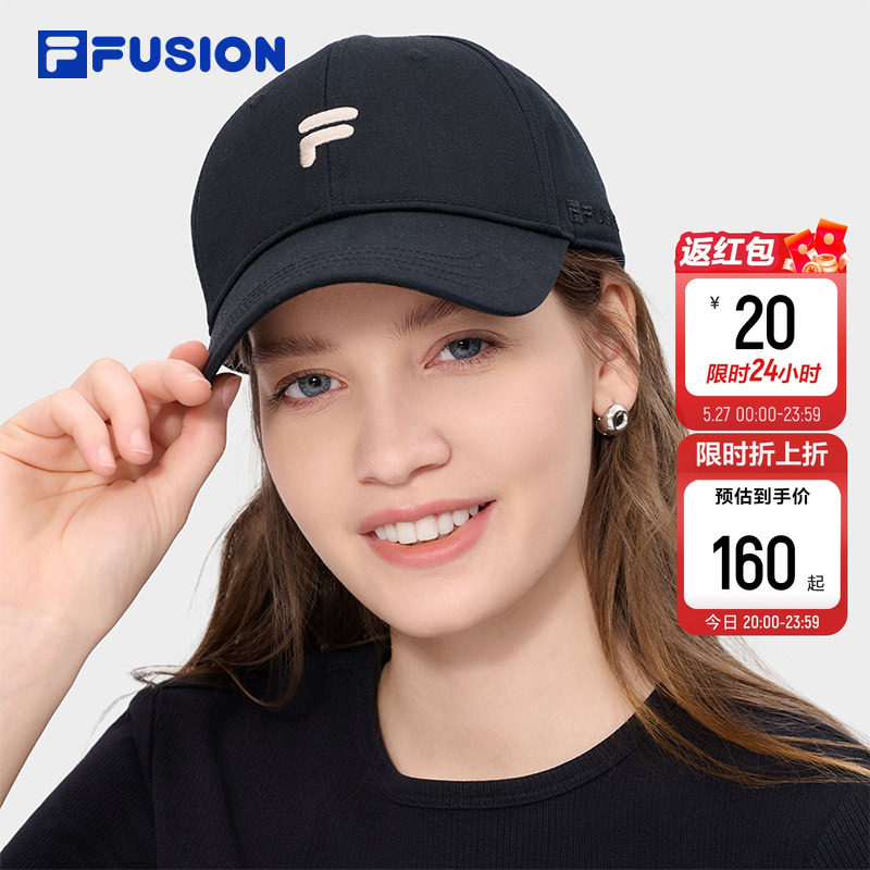 白白帽|FILA FUSION斐乐帽子棒球帽2026夏新款运动帽